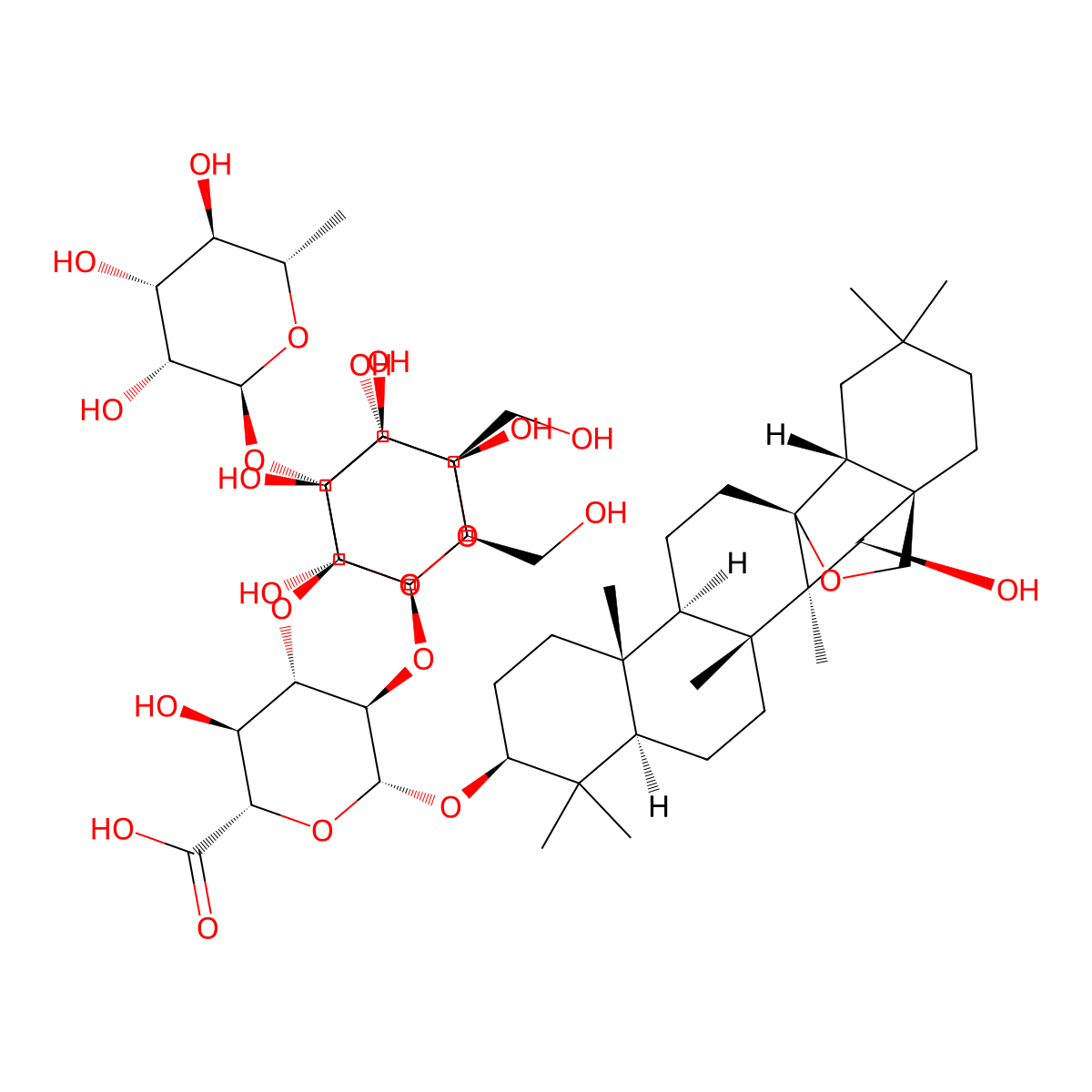 Primulasaponin molecular structure, CAS 65312-86-9