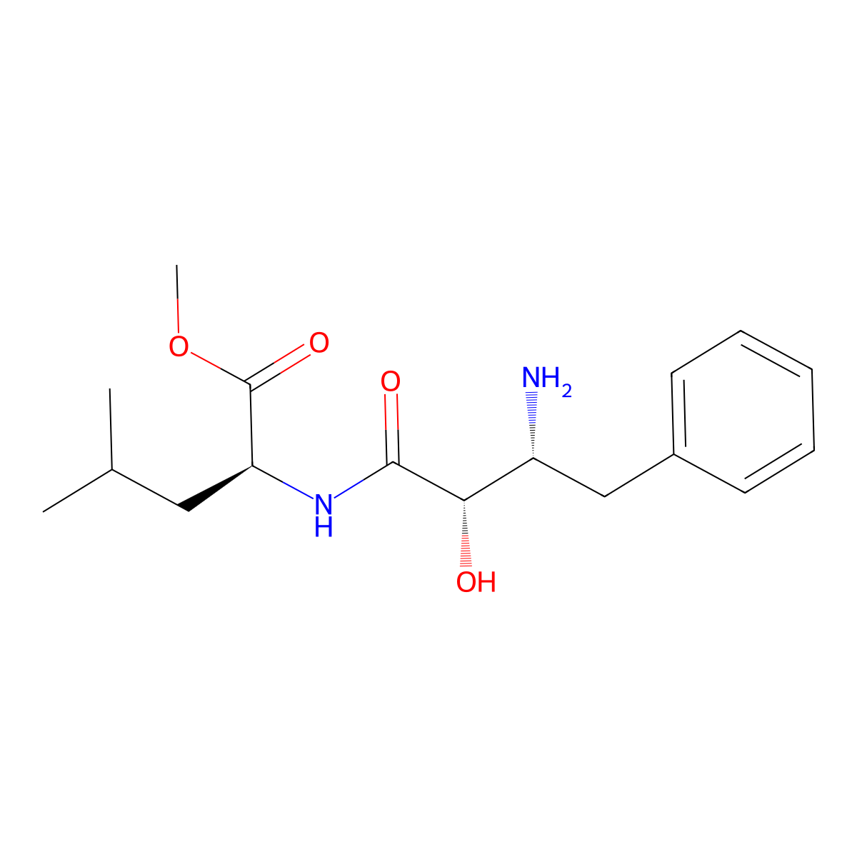 Bestatin Methyl Ester molecular structure, CAS 65322-89-6