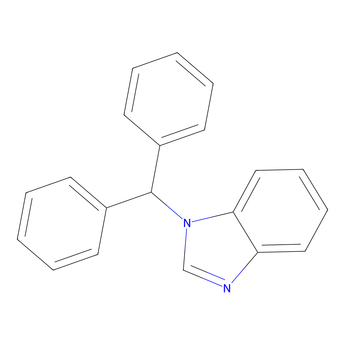 1-Benzhydryl-1H-benzo[d]imidazole molecular structure, CAS 65330-68-9
