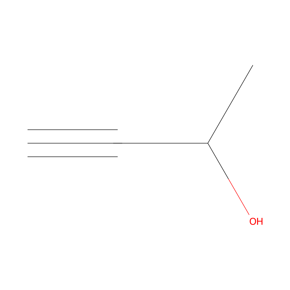 3-Butyn-2-ol molecular structure, CAS 65337-13-5