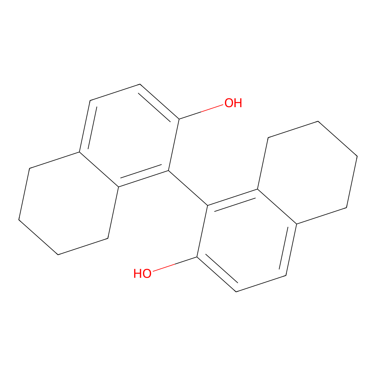 (S)-5,5,6,6,7,7,8,8-Octahydro-1,1-bi-2-naphthol molecular structure, CAS 65355-00-2
