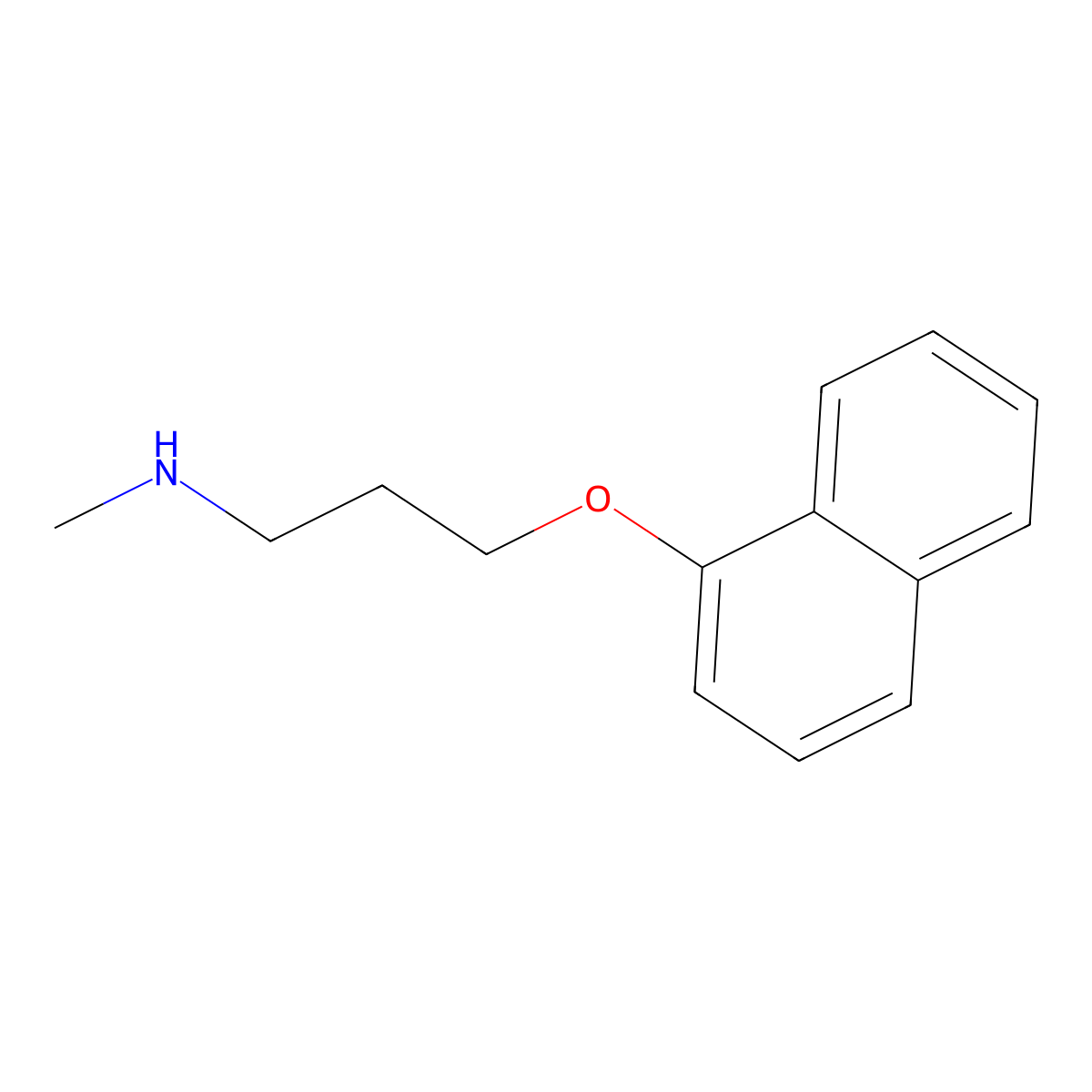 N-methyl-3-naphthalen-1-yloxypropan-1-amine molecular structure, CAS 653573-30-9