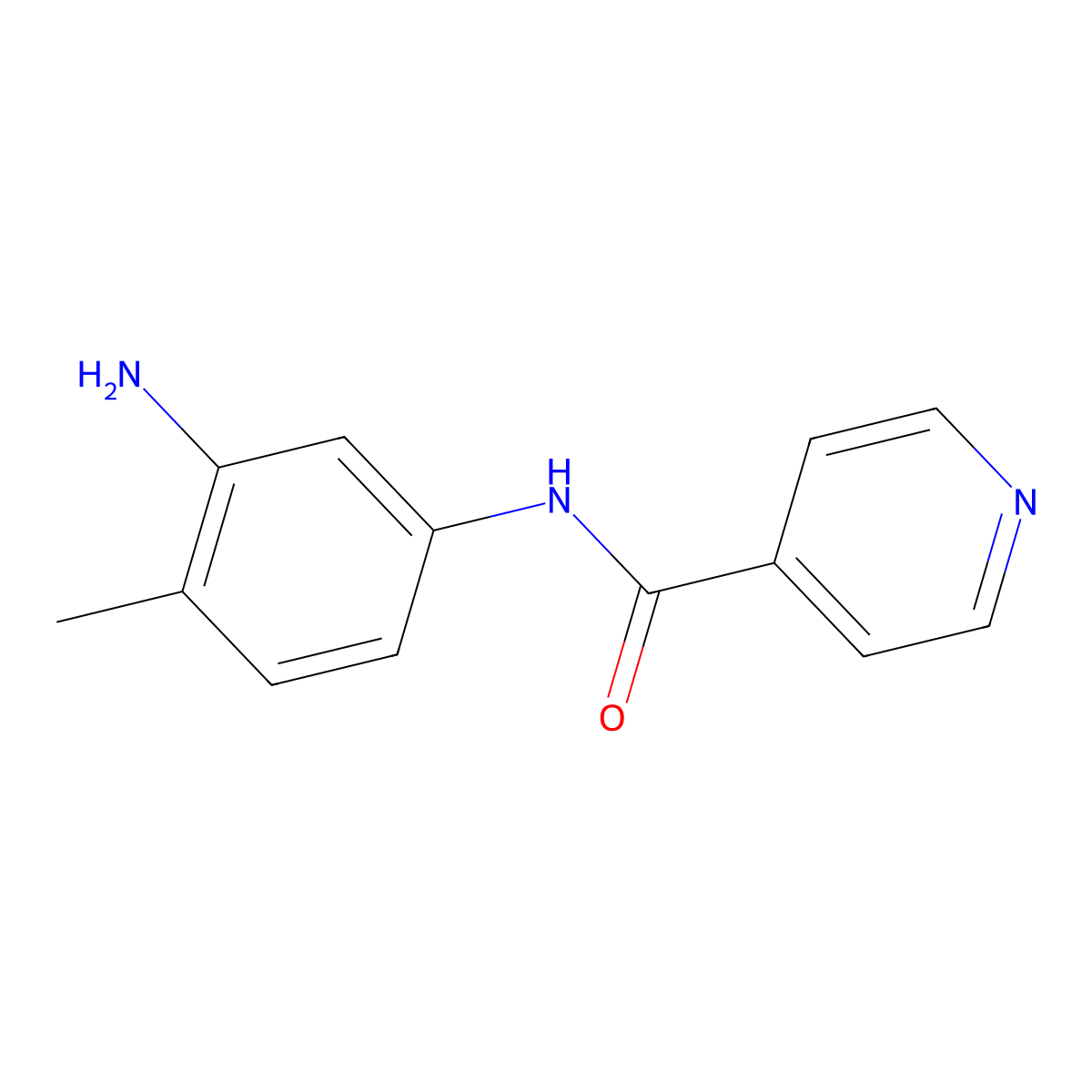 N-(3-amino-4-methylphenyl)isonicotinamide molecular structure, CAS 653584-83-9