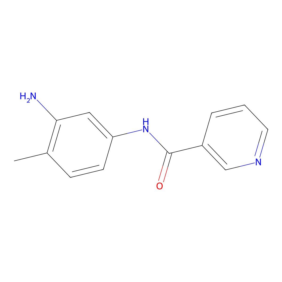 N-(3-amino-4-methylphenyl)nicotinamide molecular structure, CAS 653584-84-0