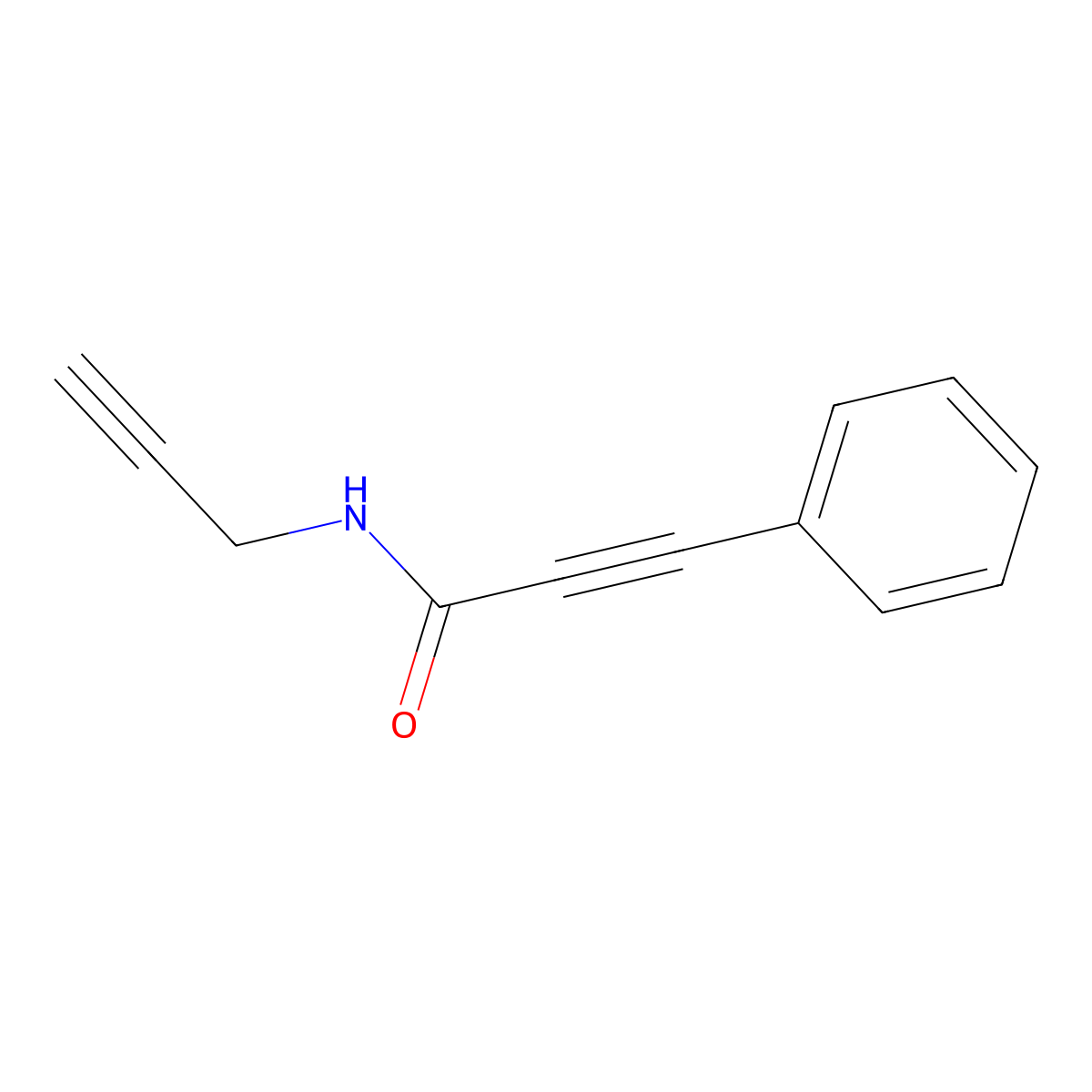 3-Phenyl-N-(prop-2-yn-1-yl)prop-2-ynamide molecular structure, CAS 653592-85-9