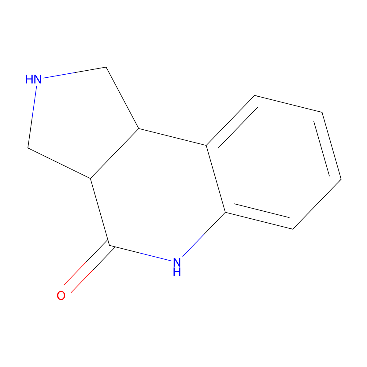 trans-1,2,3,3a,5,9b-Hexahydro-pyrrolo[3,4-c]quinolin-4-one molecular structure, CAS 653598-67-5