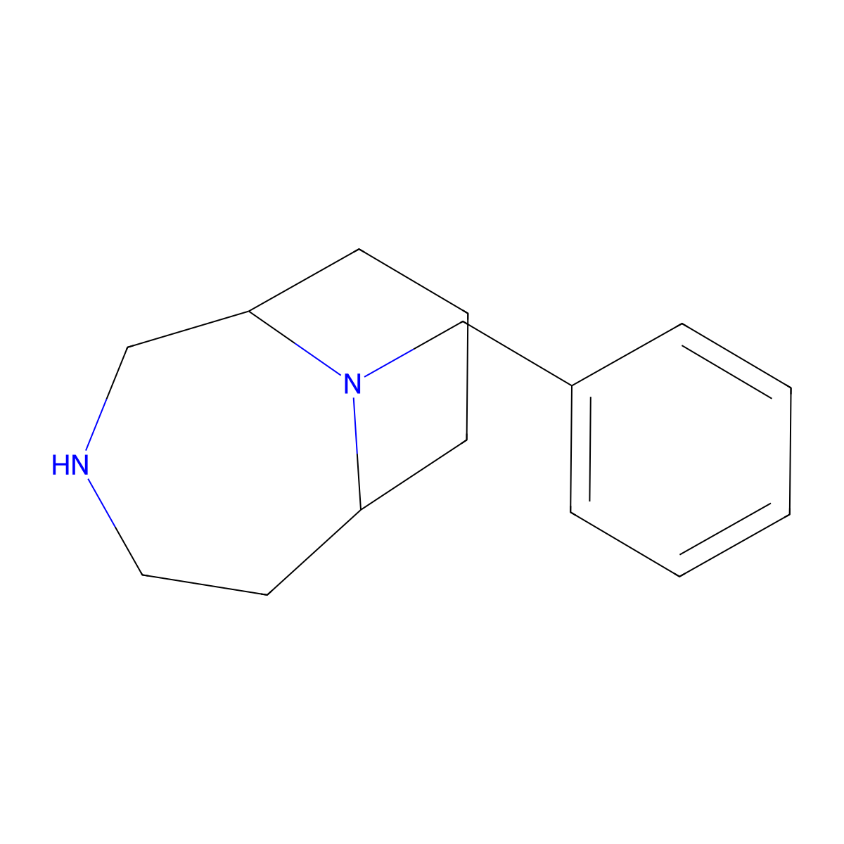 10-Benzyl-3,10-diazabicyclo[4.3.1]decane molecular structure, CAS 653600-91-0