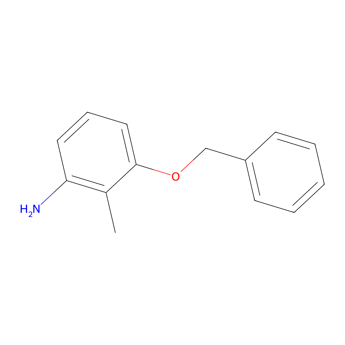 3-(Benzyloxy)-2-methylaniline molecular structure, CAS 65361-82-2
