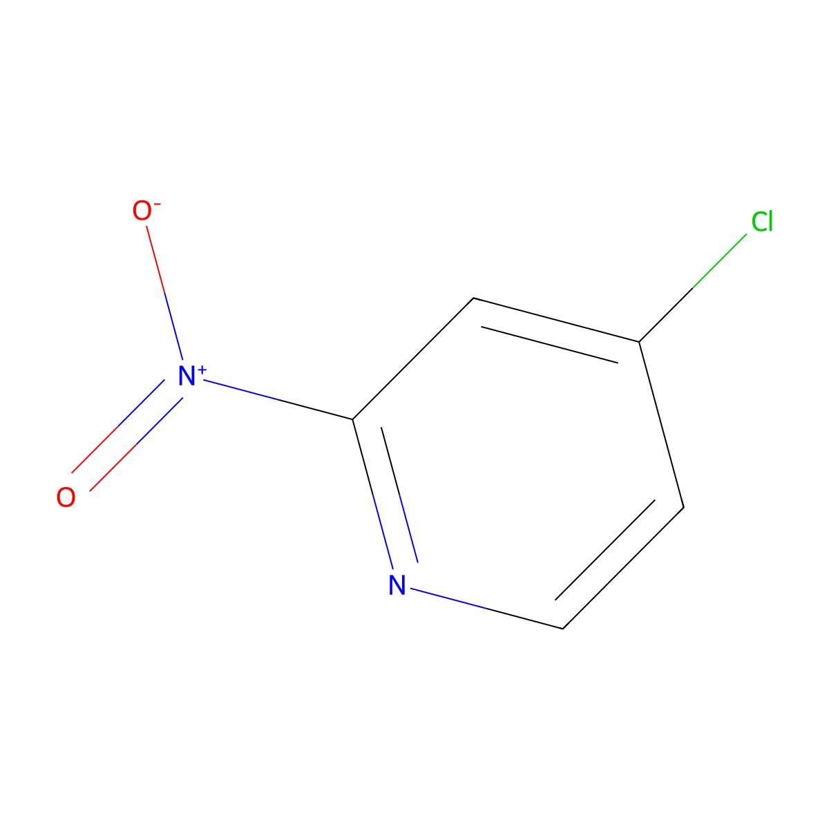 4-Chloro-2-nitropyridine molecular structure, CAS 65370-42-5