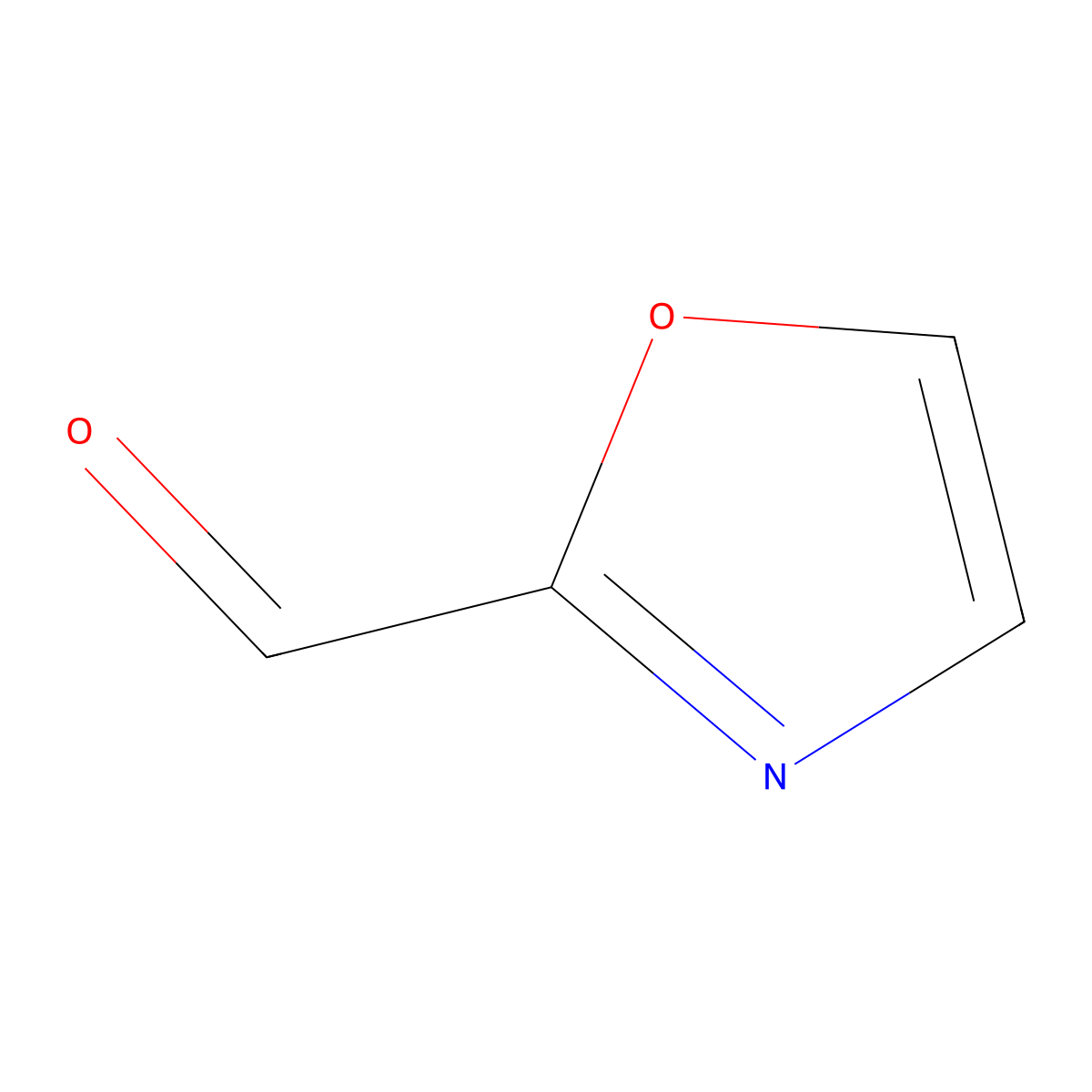 1,3-Oxazole-2-carboxaldehyde molecular structure, CAS 65373-52-6