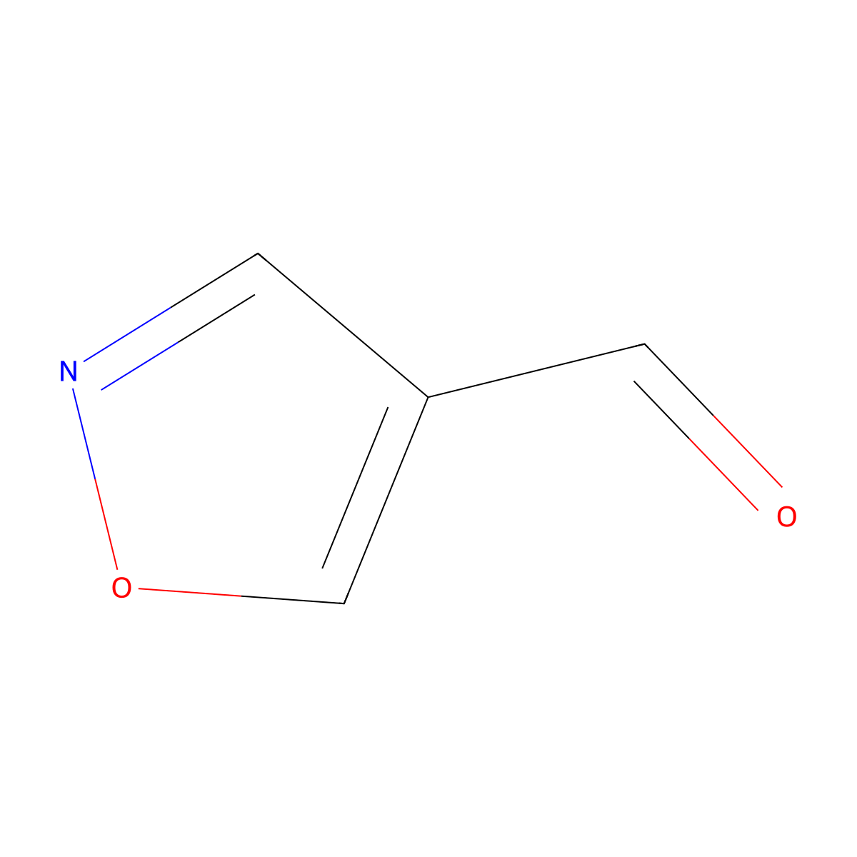 1,2-Oxazole-4-carbaldehyde molecular structure, CAS 65373-53-7