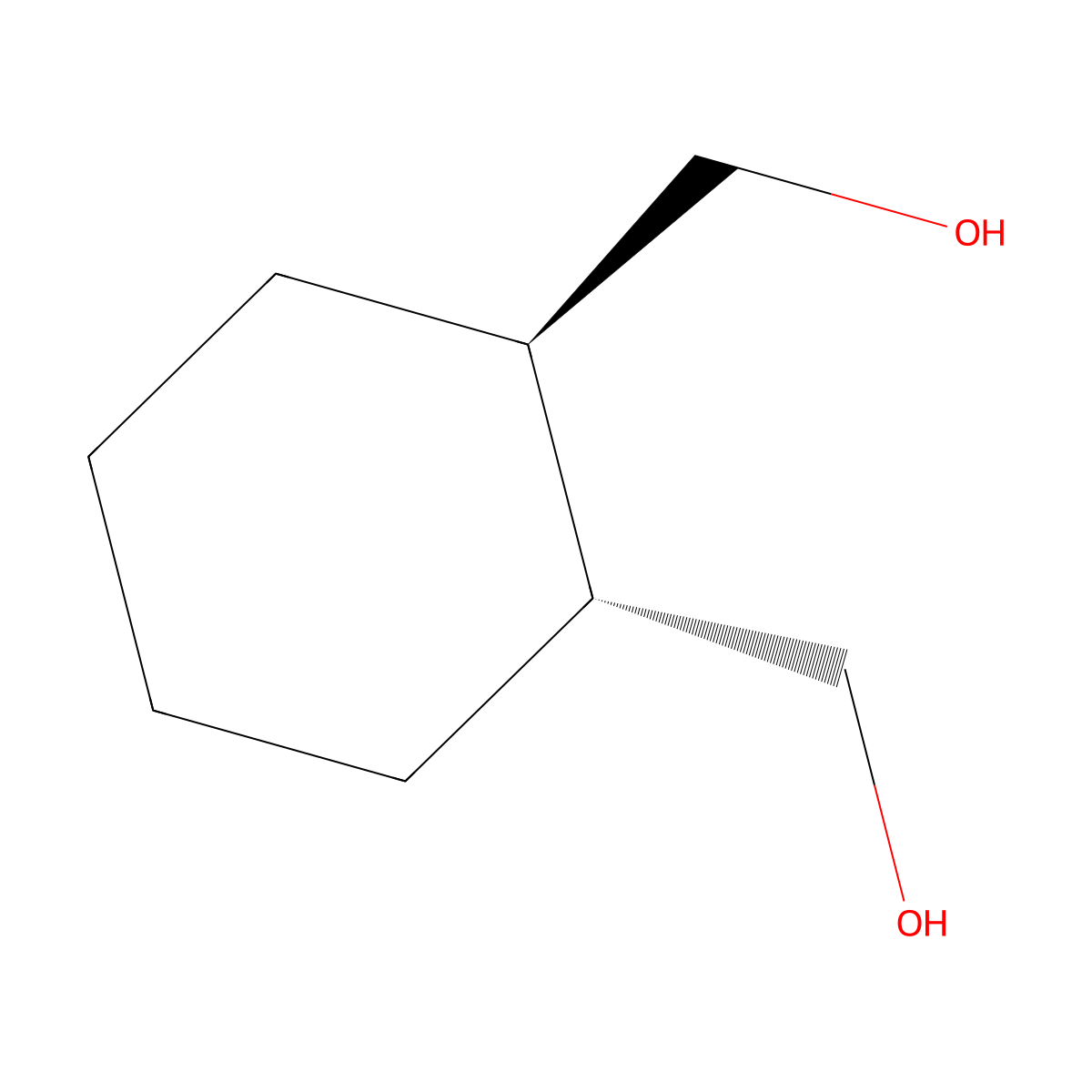 rel-(1R,2R)-1,2-Cyclohexanedimethanol molecular structure, CAS 65376-05-8