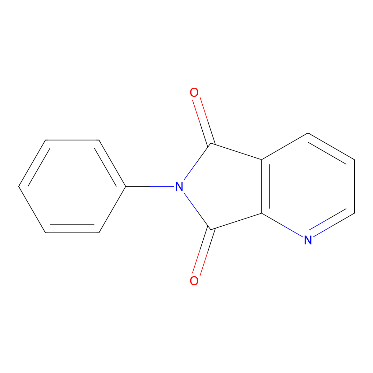 6-phenyl-5H-pyrrolo[3,4-b]pyridine-5,7(6H)-dione molecular structure, CAS 6538-81-4