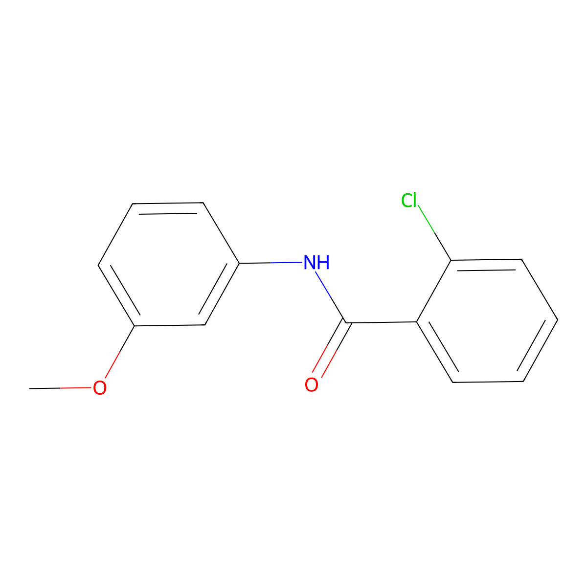 2-Chloro-M-benzanisidide molecular structure, CAS 65382-87-8