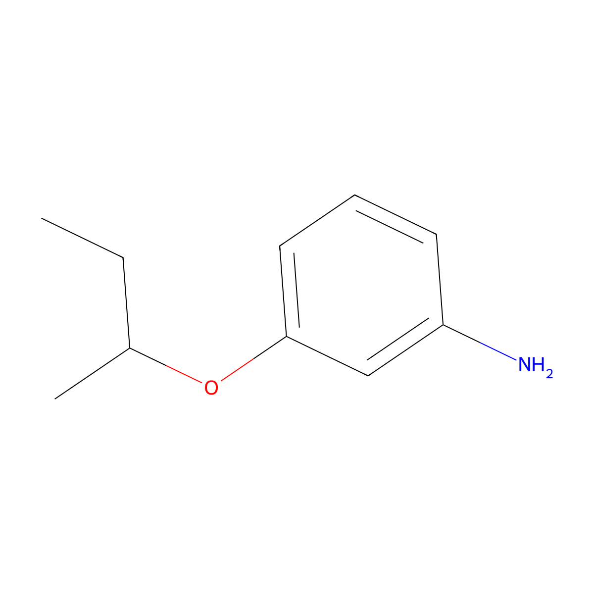 3-(Sec-butoxy)aniline molecular structure, CAS 65382-94-7