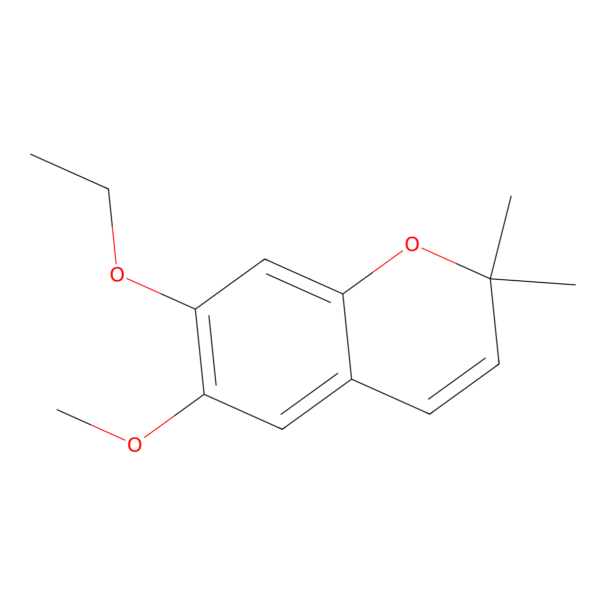 Ethoxyprecocene molecular structure, CAS 65383-73-5