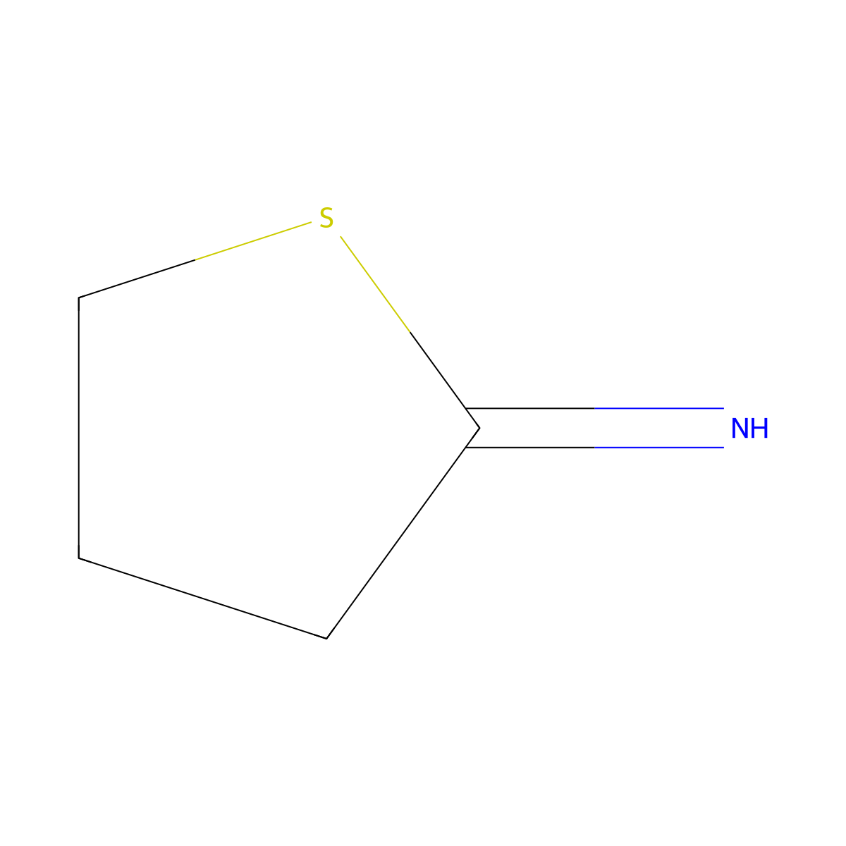 2-Iminothiolane molecular structure, CAS 6539-14-6