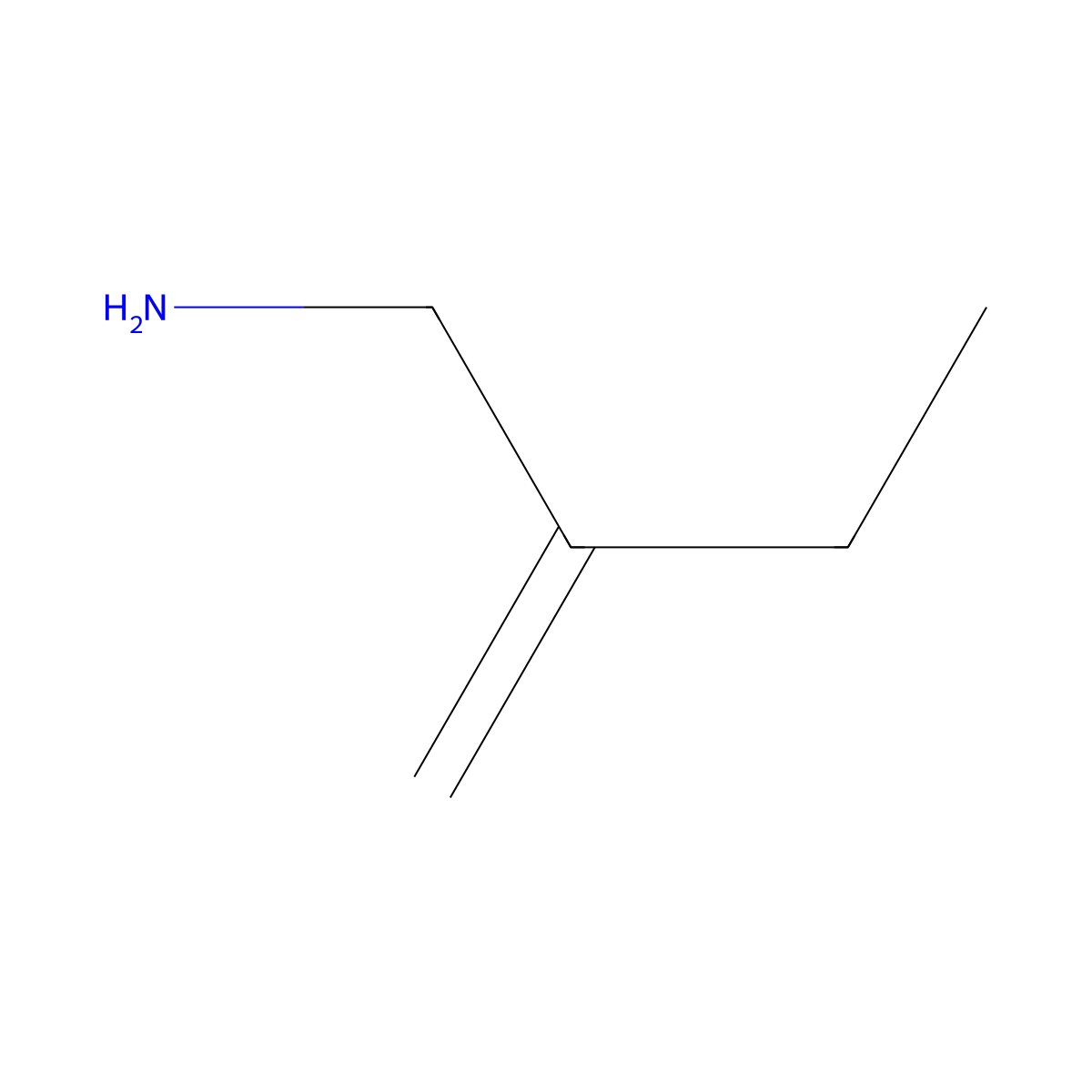 2-(Aminomethyl)but-1-ene molecular structure, CAS 6539-64-6