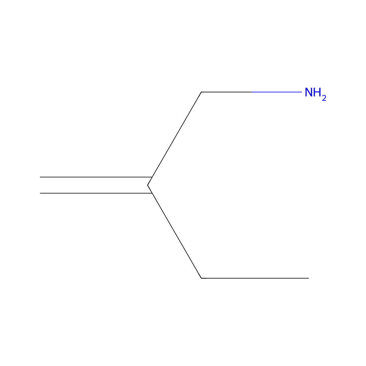 2-(Aminomethyl)but-1-ene molecular structure, CAS 6539-64-6