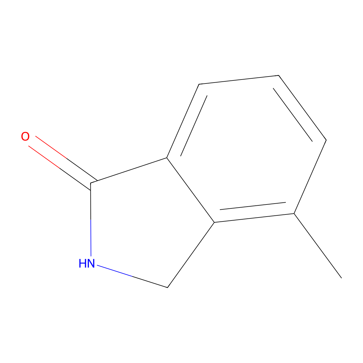 4-Methylisoindolin-1-one molecular structure, CAS 65399-01-1