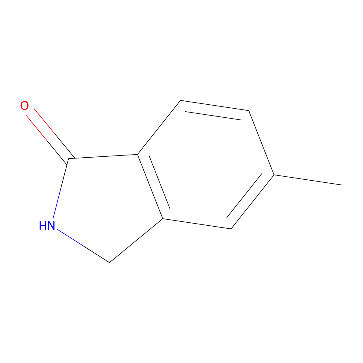 5-methyl-2,3-dihydro-1H-isoindol-1-one molecular structure, CAS 65399-03-3