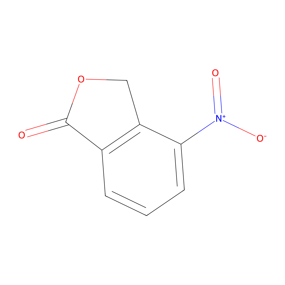 4-Nitrophthalide molecular structure, CAS 65399-18-0