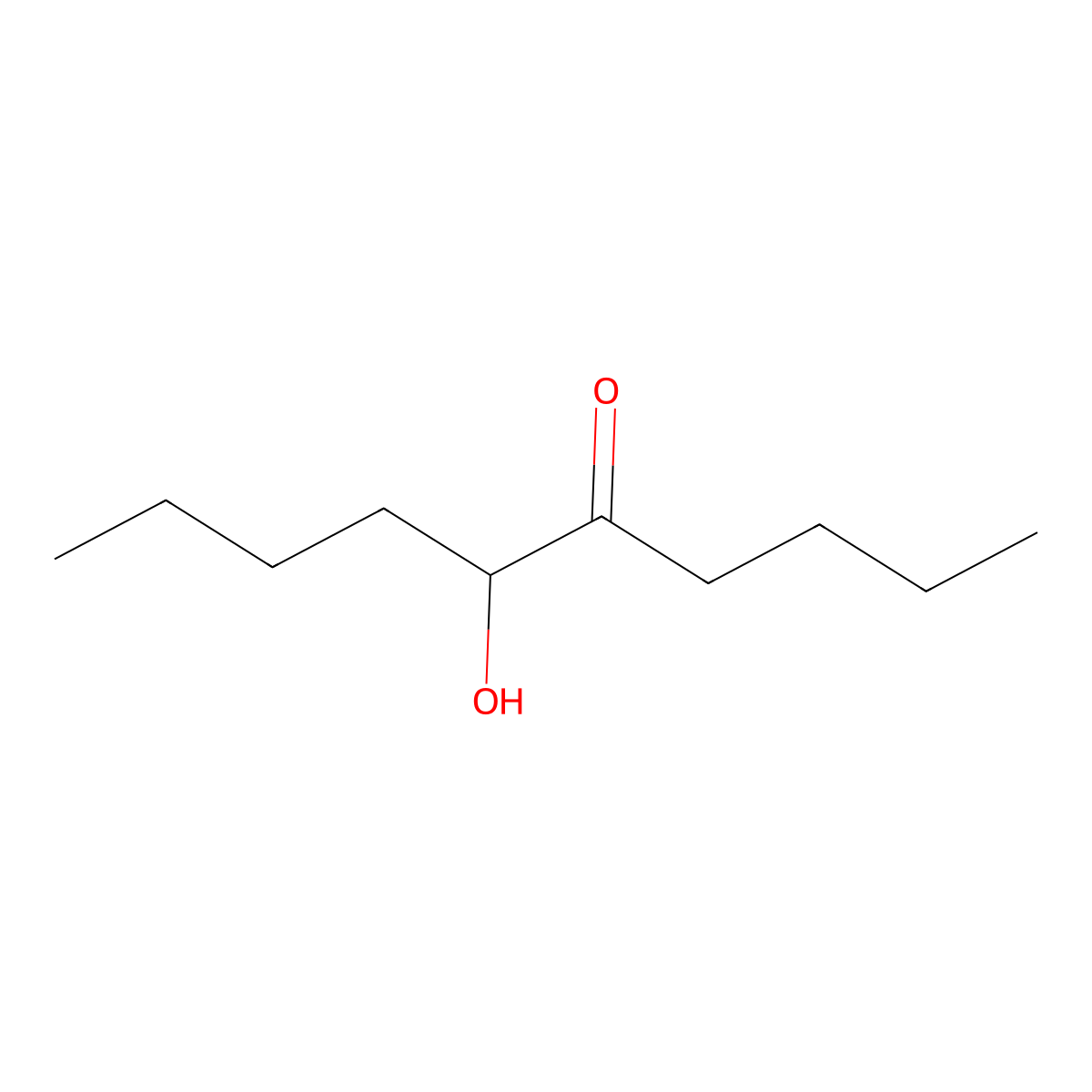 5-Decanone, 6-hydroxy- molecular structure, CAS 6540-98-3