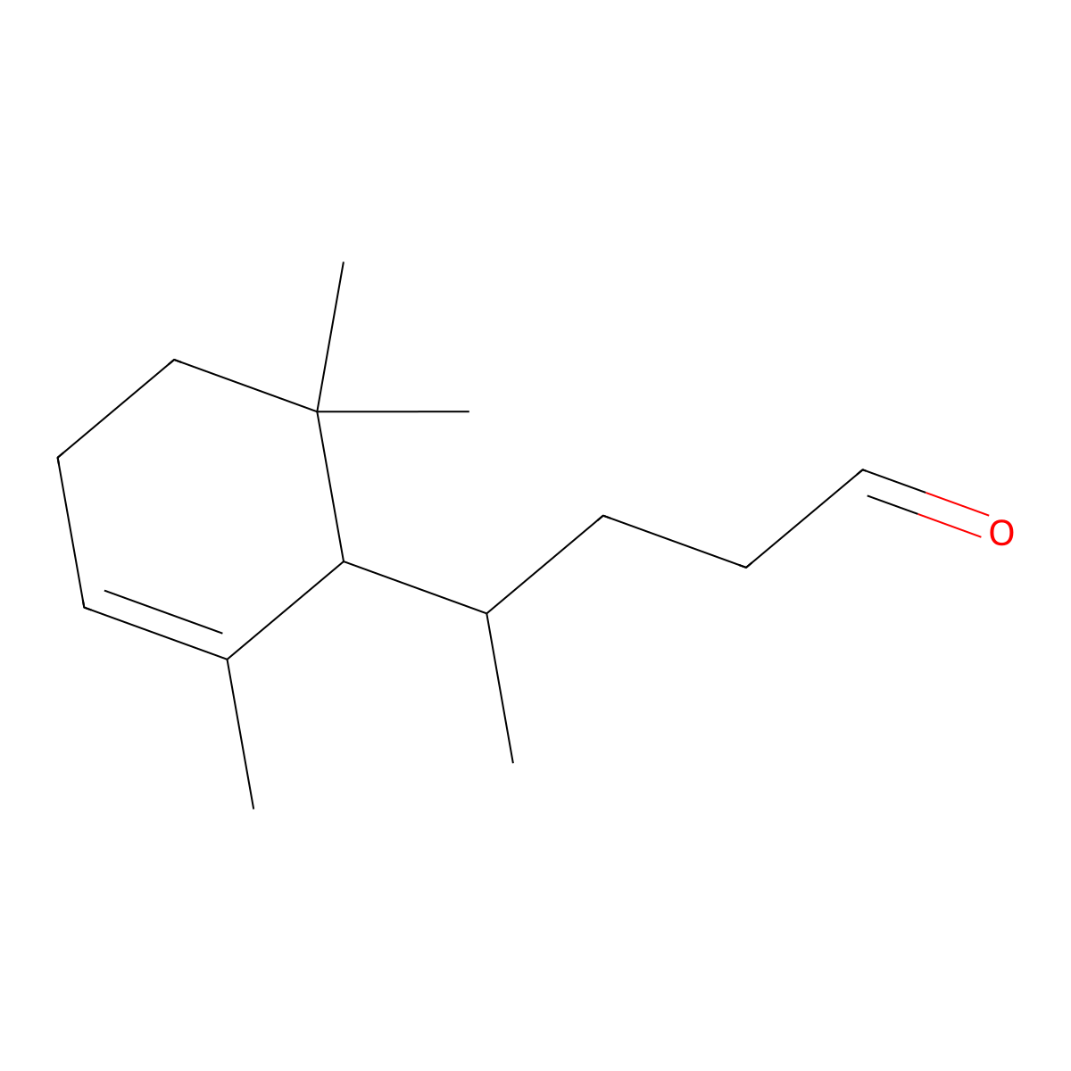 Cyclohexenebutanal, alpha,2,2,6-tetramethyl- molecular structure, CAS 65405-84-7