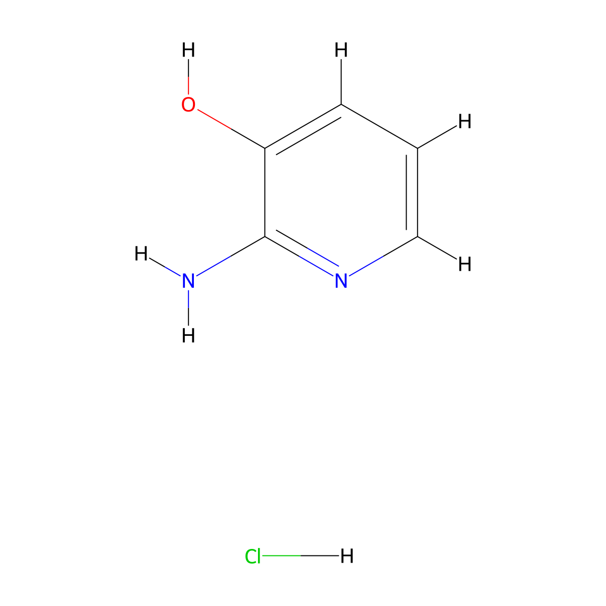 2-aminopyridin-3-ol Hydrochloride molecular structure, CAS 65407-94-5