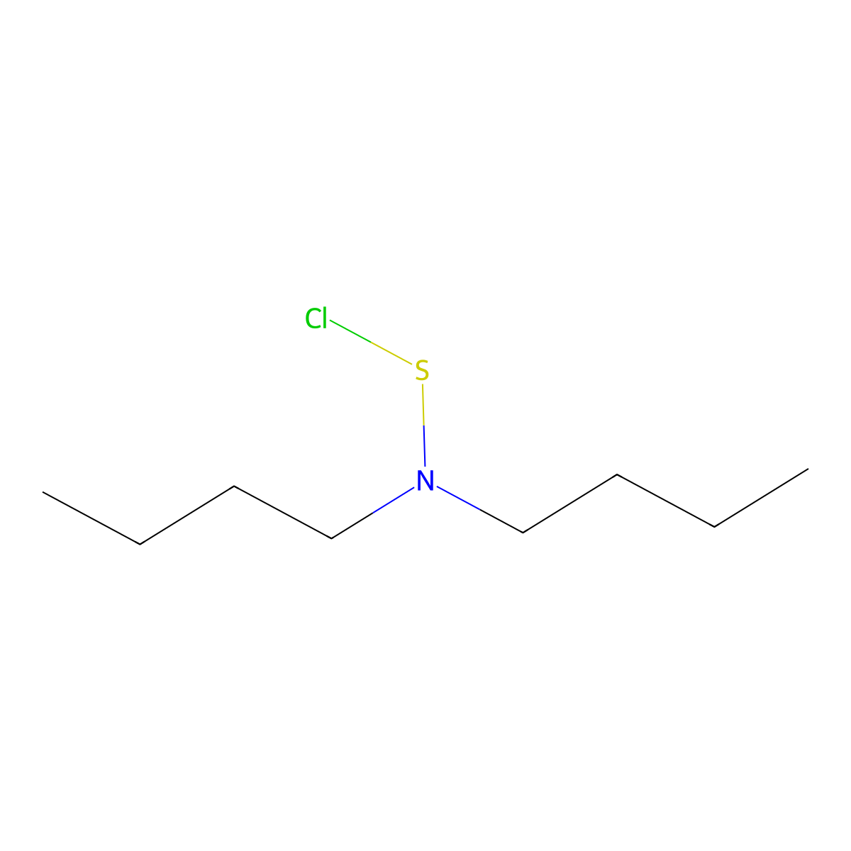 Amidosulfenyl chloride, N,N-dibutyl- molecular structure, CAS 6541-82-8