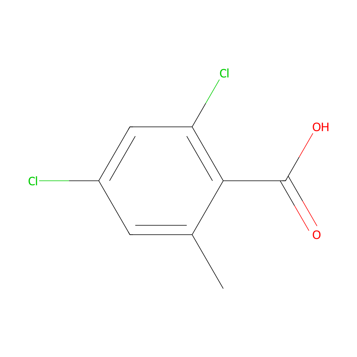 2,4-Dichloro-6-methylbenzoic acid molecular structure, CAS 65410-80-2