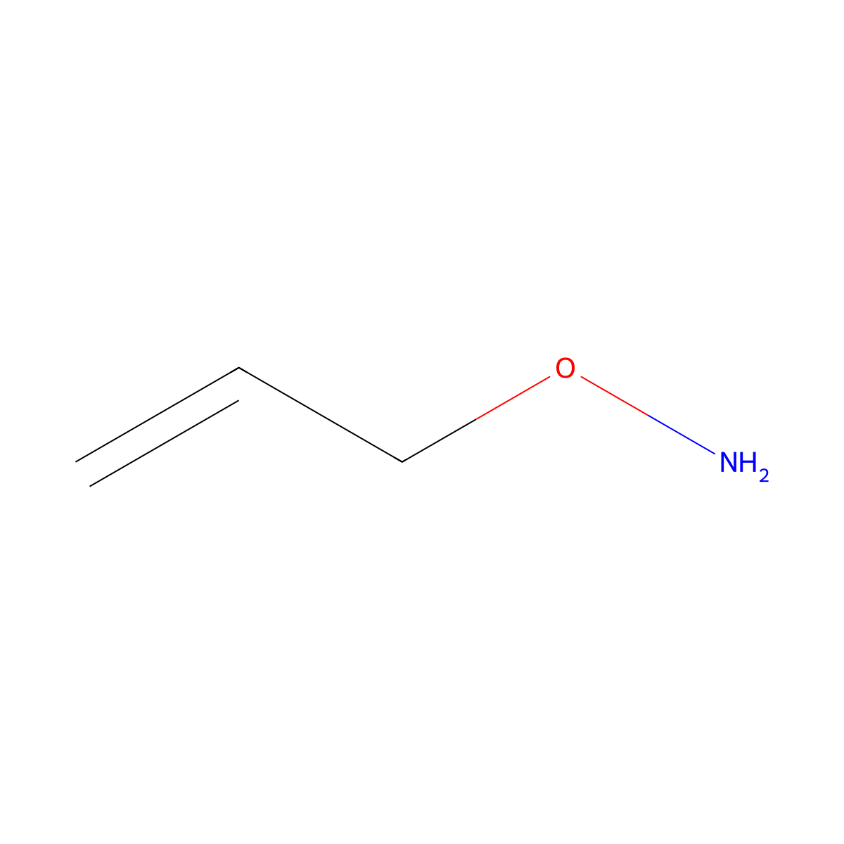 O-Allylhydroxylamine molecular structure, CAS 6542-54-7
