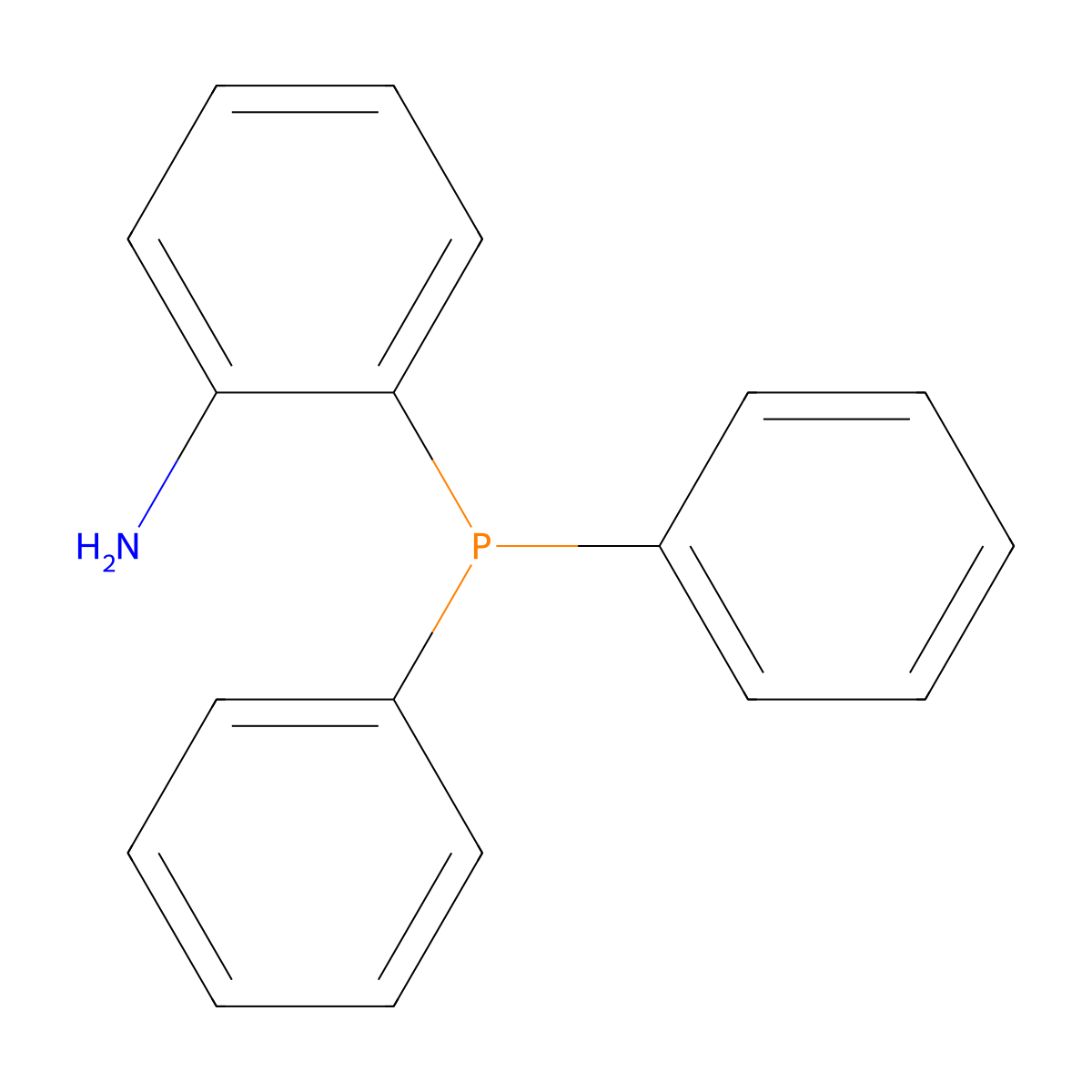 2-(Diphenylphosphino)aniline molecular structure, CAS 65423-44-1