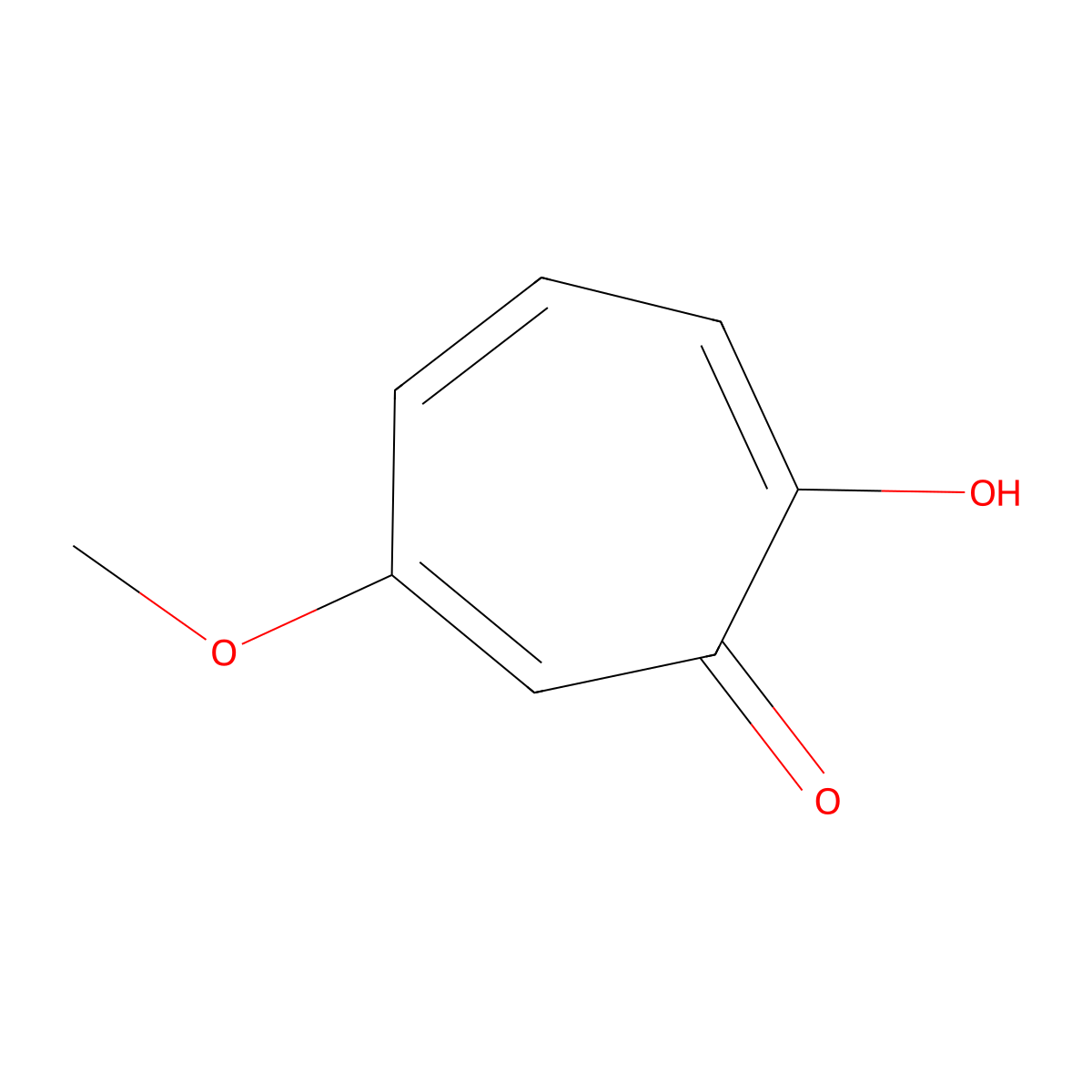 3-Methoxytropolone molecular structure, CAS 65425-62-9