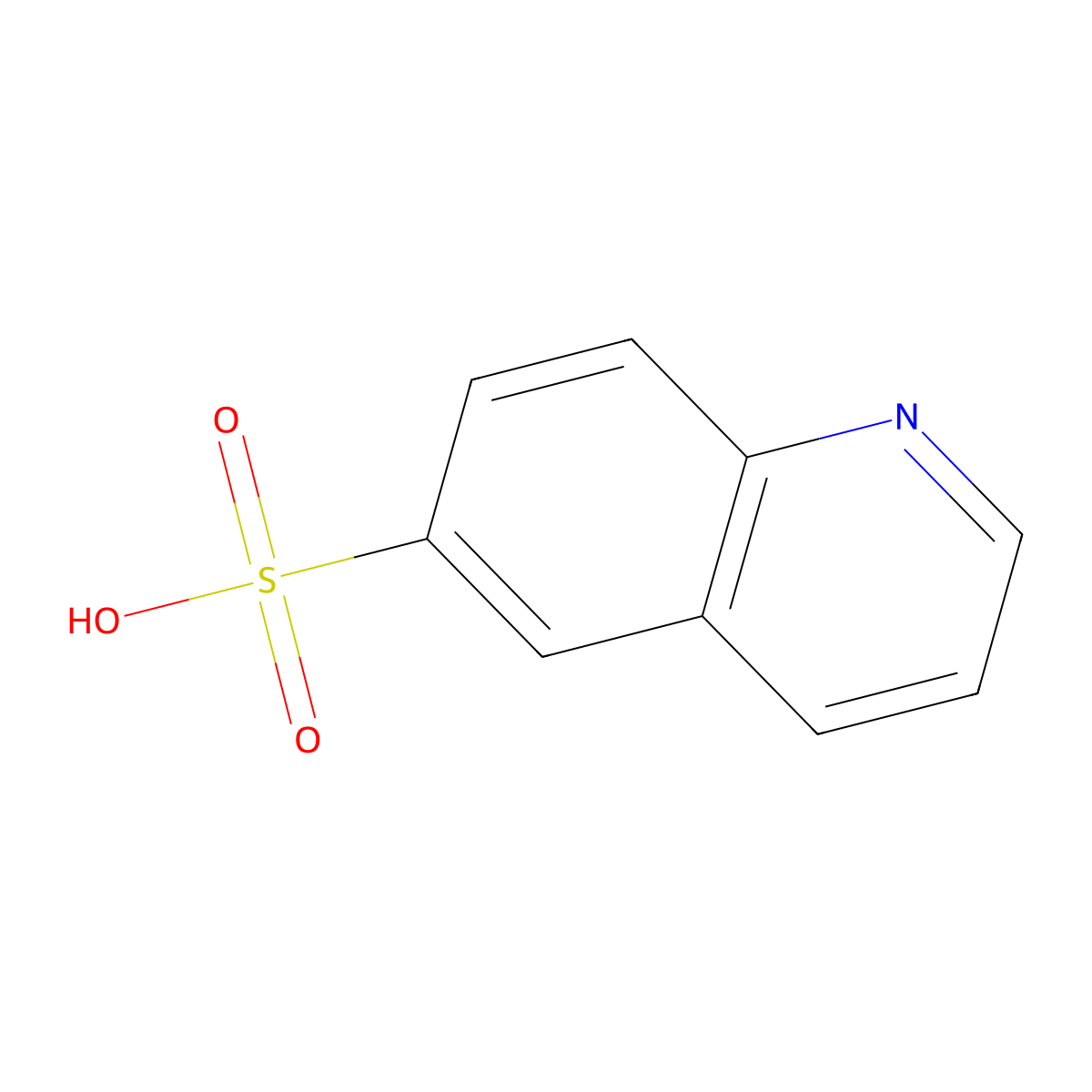 Quinoline-6-sulfonic acid molecular structure, CAS 65433-95-6