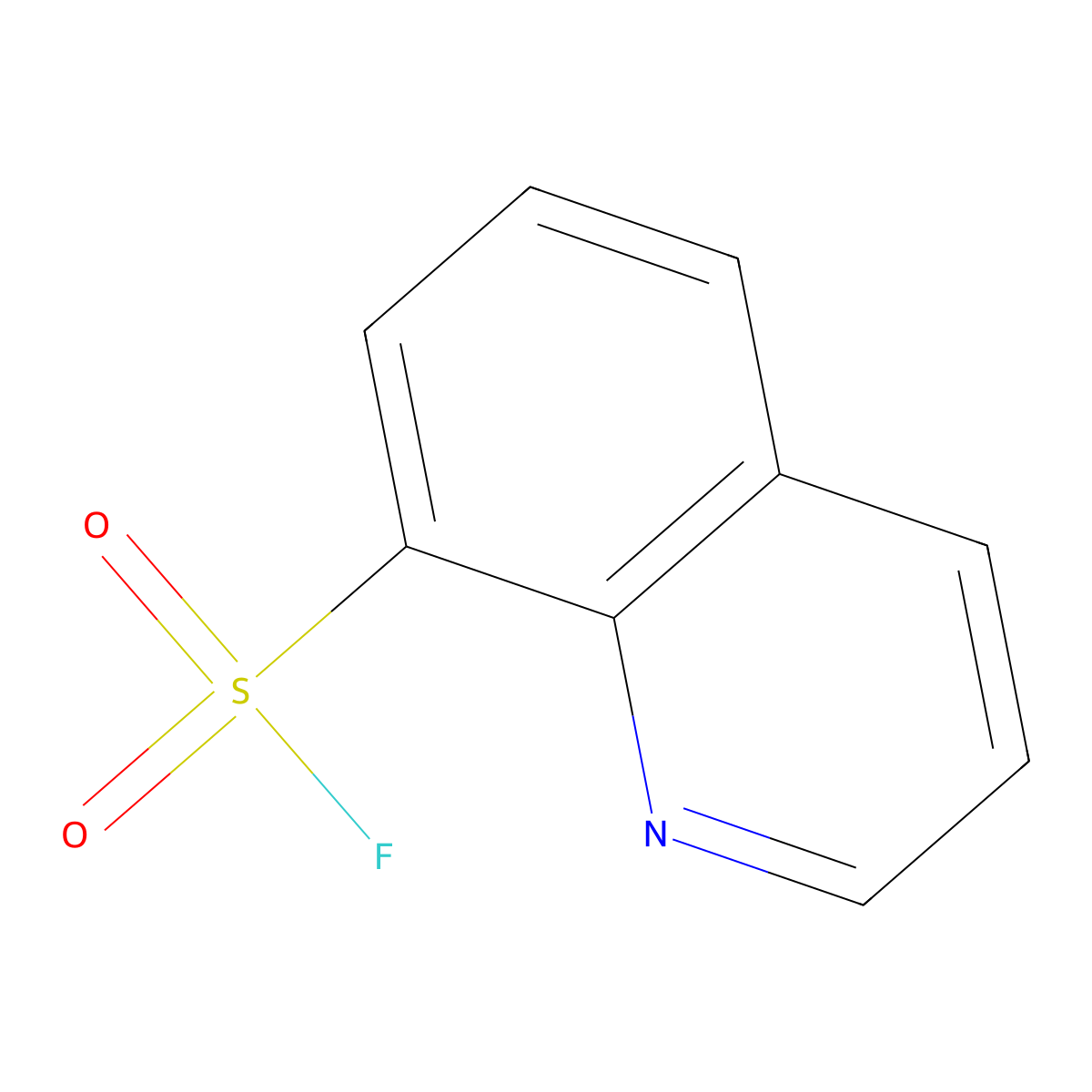 8-Quinolinesulfonyl fluoride molecular structure, CAS 65433-98-9