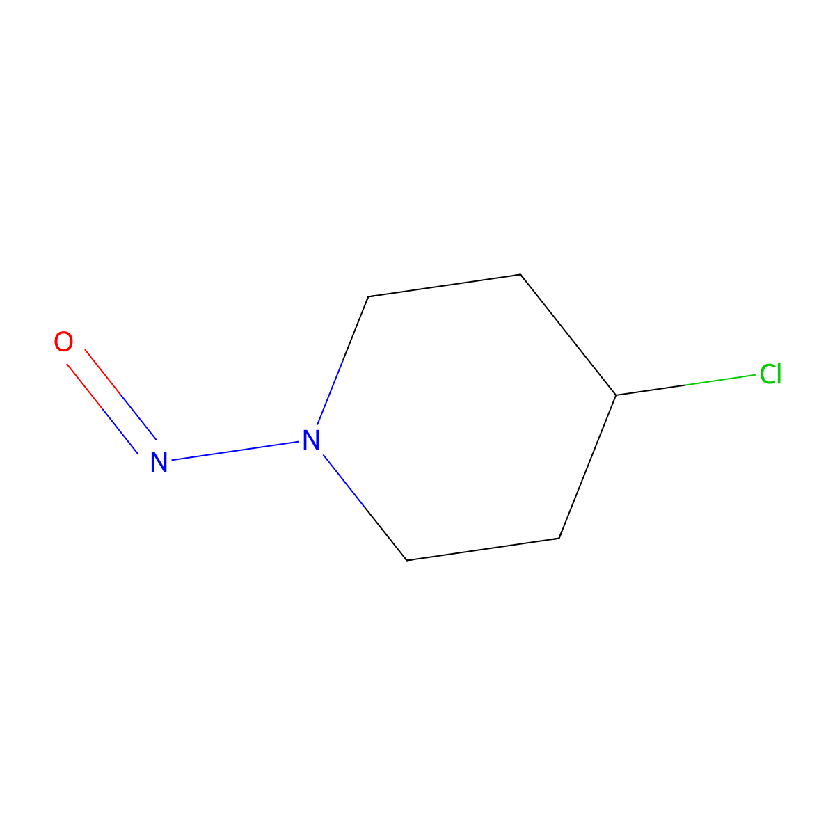 4-Chloronitrosopiperidine molecular structure, CAS 65445-61-6