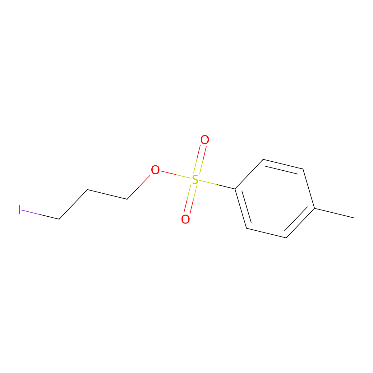 3-Iodopropyl 4-methylbenzene-1-sulfonate molecular structure, CAS 654673-17-3