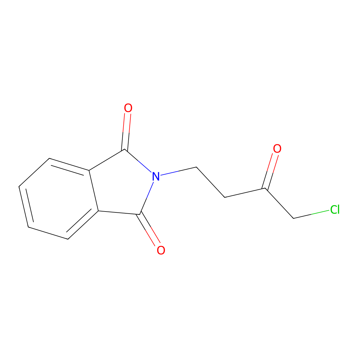 2-(4-chloro-3-oxobutyl)-2,3-dihydro-1H-isoindole-1,3-dione molecular structure, CAS 65495-45-6