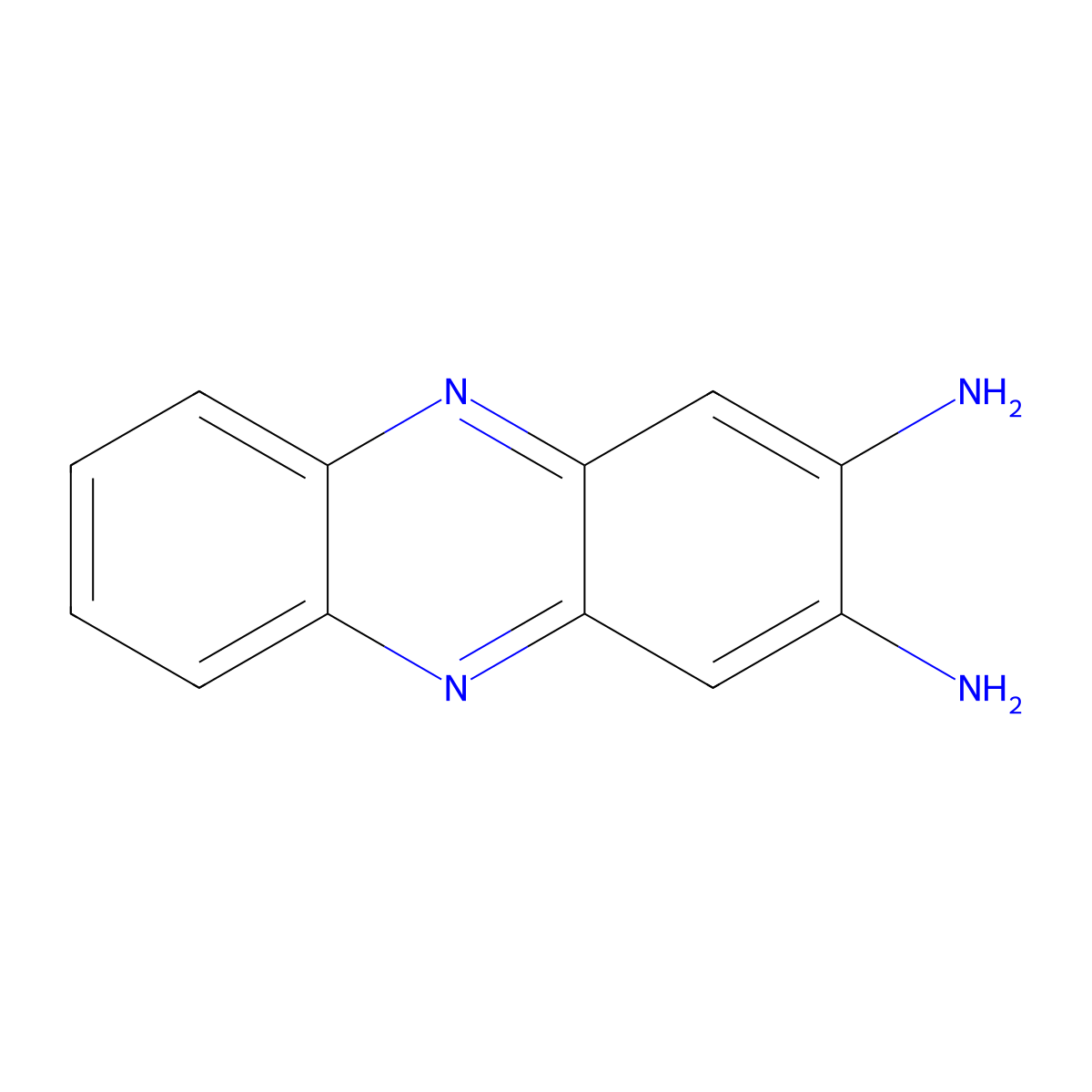 2,3-Diaminophenazine molecular structure, CAS 655-86-7