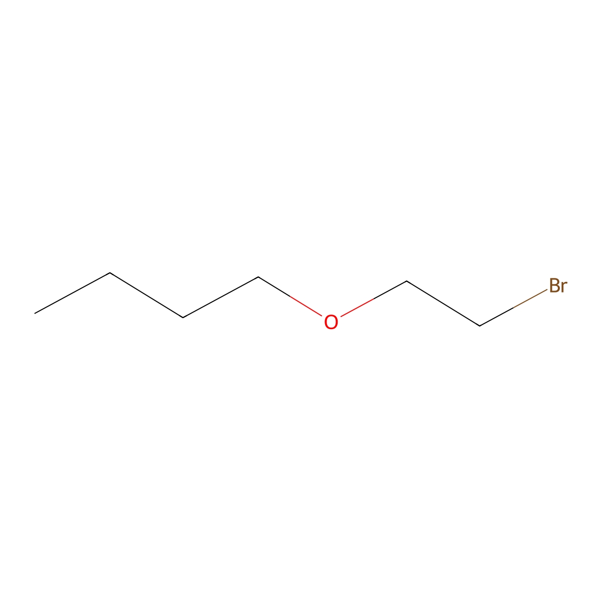 2-Butoxyethyl bromide molecular structure, CAS 6550-99-8
