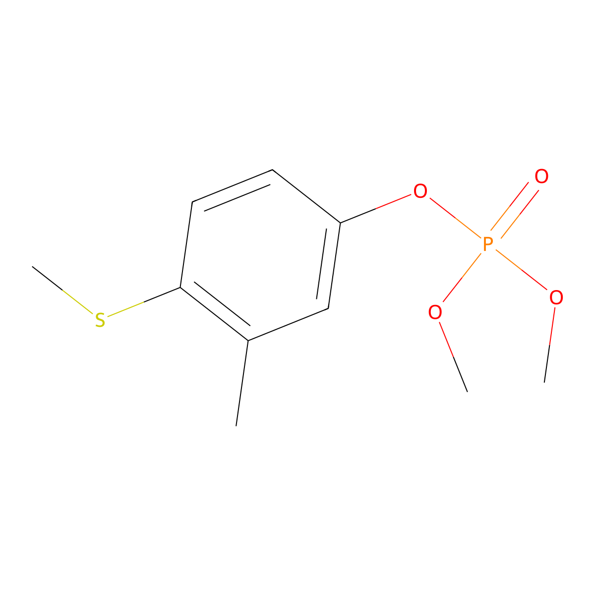 Fenthion oxon molecular structure, CAS 6552-12-1