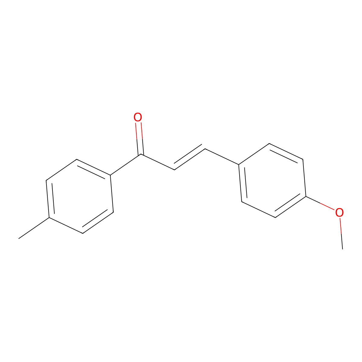 4'-Methoxy-4-methylchalcone molecular structure, CAS 6552-66-5