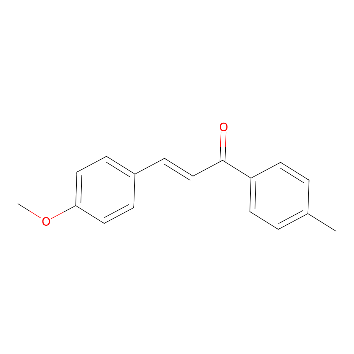 4'-Methoxy-4-methylchalcone molecular structure, CAS 6552-66-5