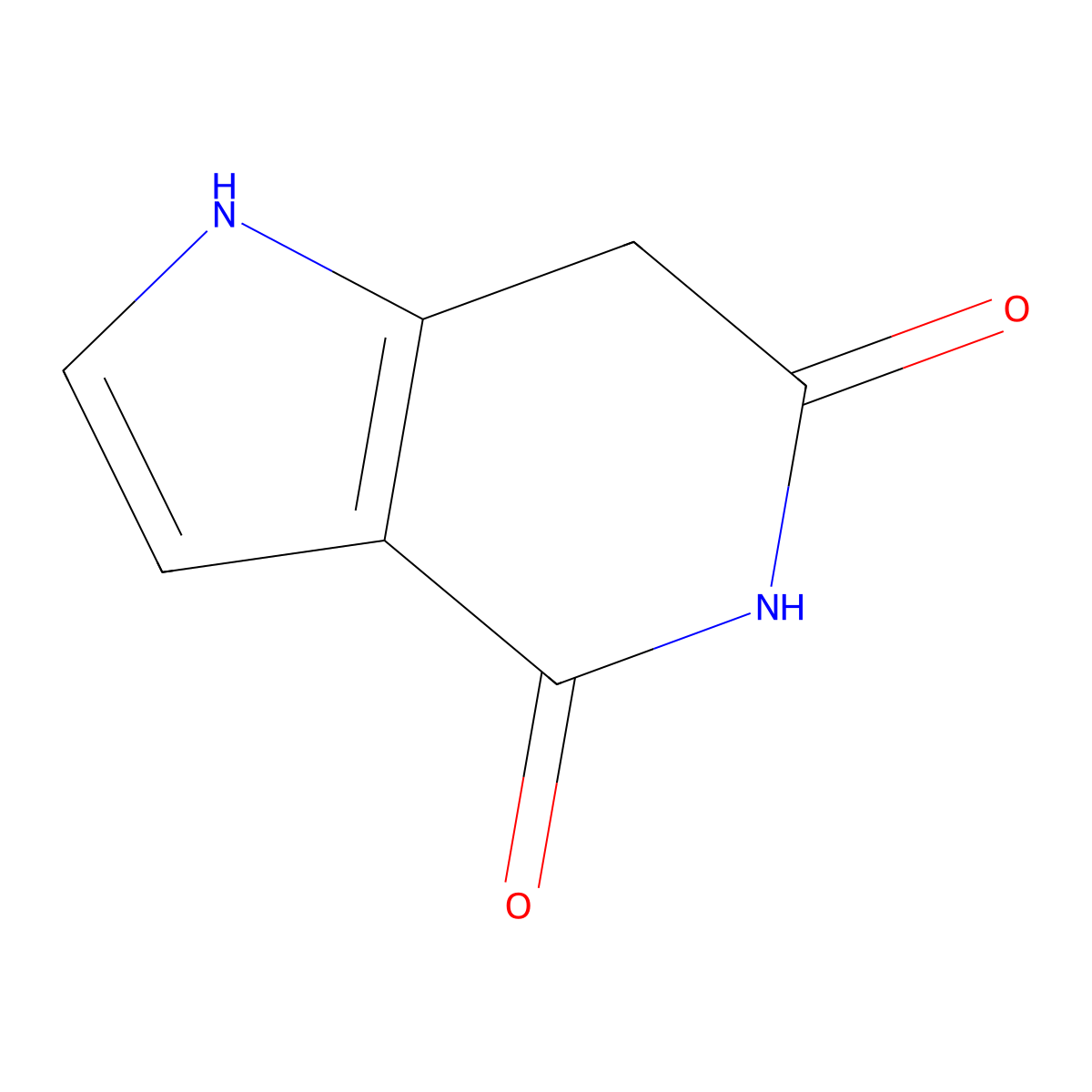 1H-Pyrrolo[3,2-c]pyridine-4,6(5H,7H)-dione molecular structure, CAS 65523-03-7