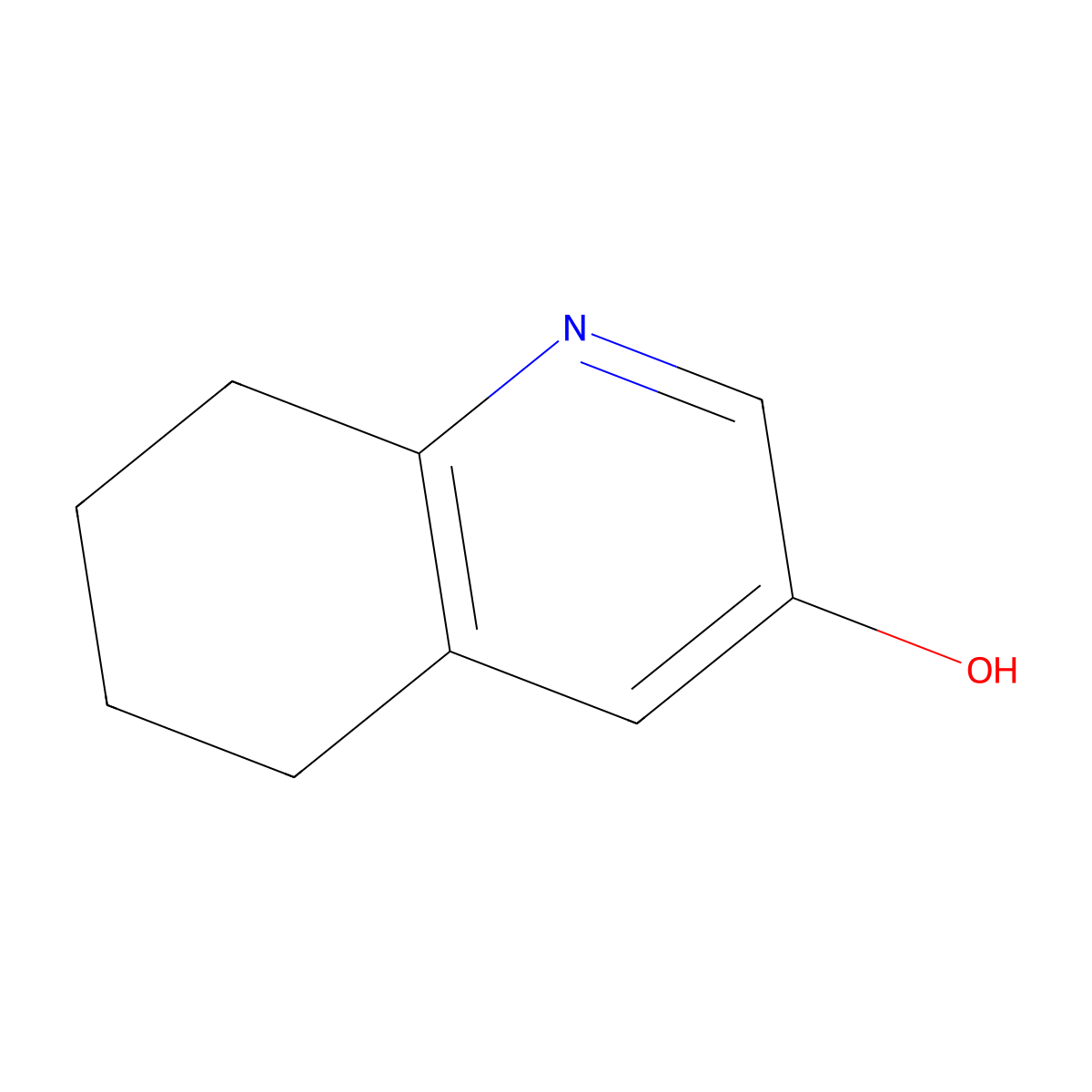 5,6,7,8-Tetrahydroquinolin-3-ol molecular structure, CAS 655239-64-8