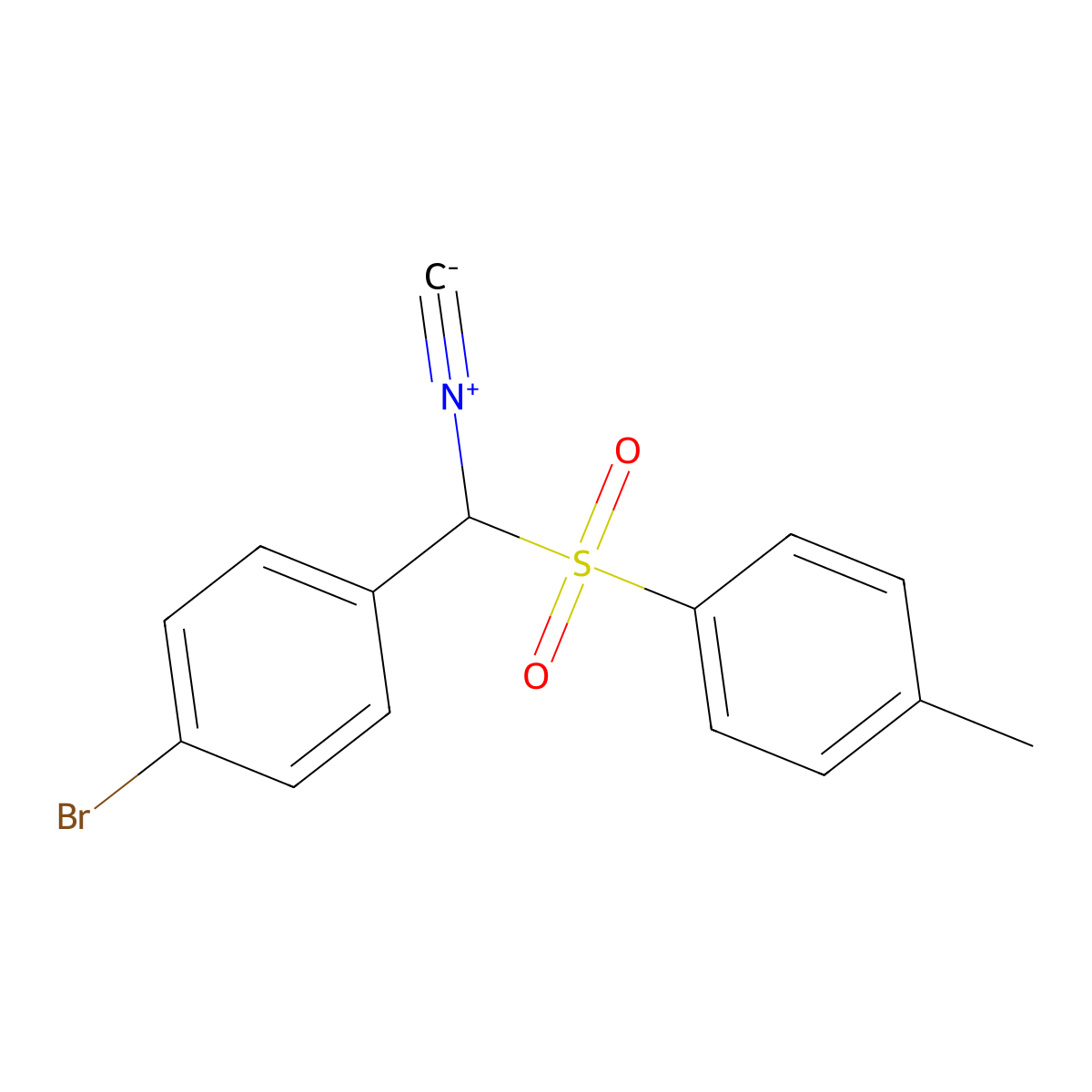 a-Tosyl-(4-bromobenzyl) isocyanide molecular structure, CAS 655254-61-8