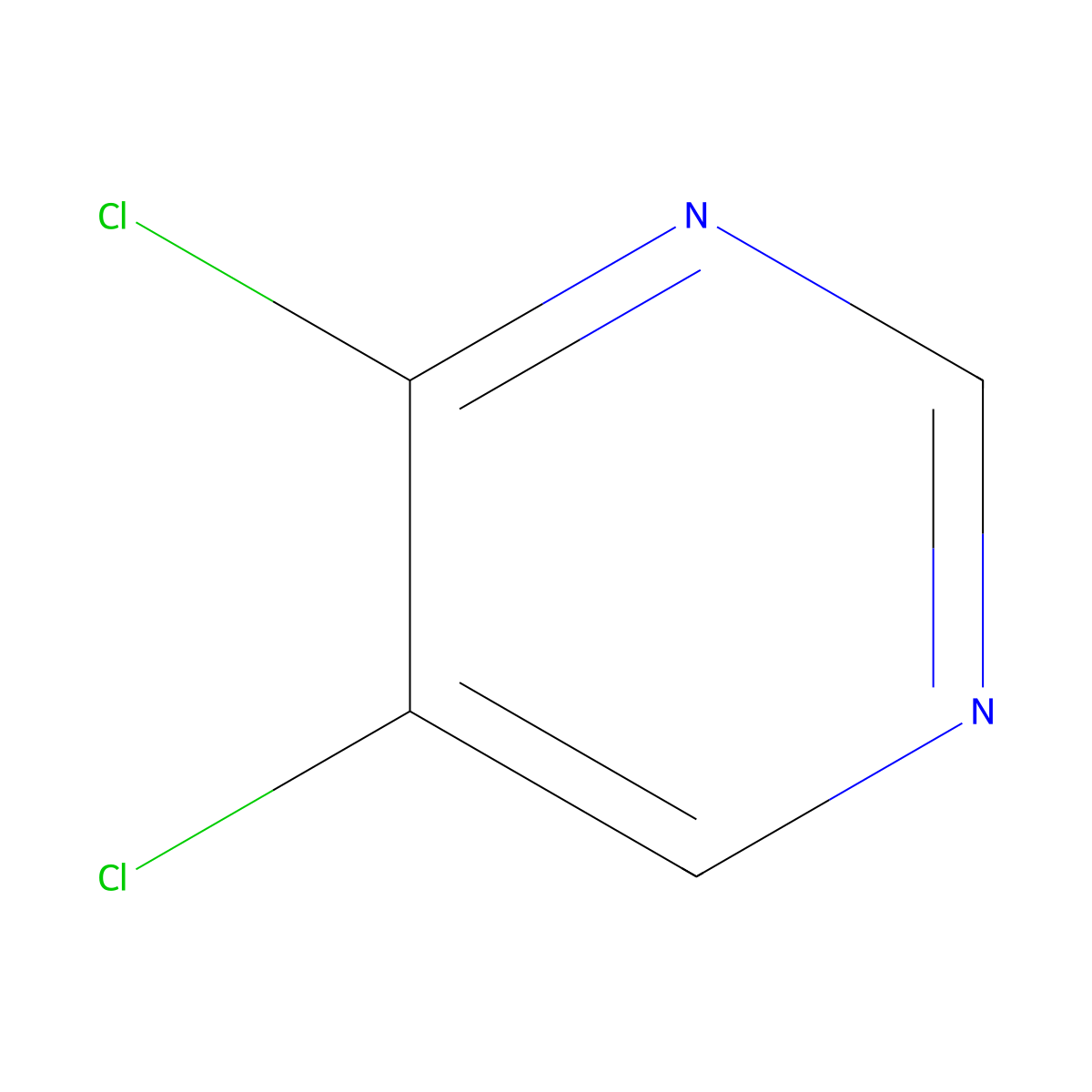 4,5-Dichloropyrimidine molecular structure, CAS 6554-61-6