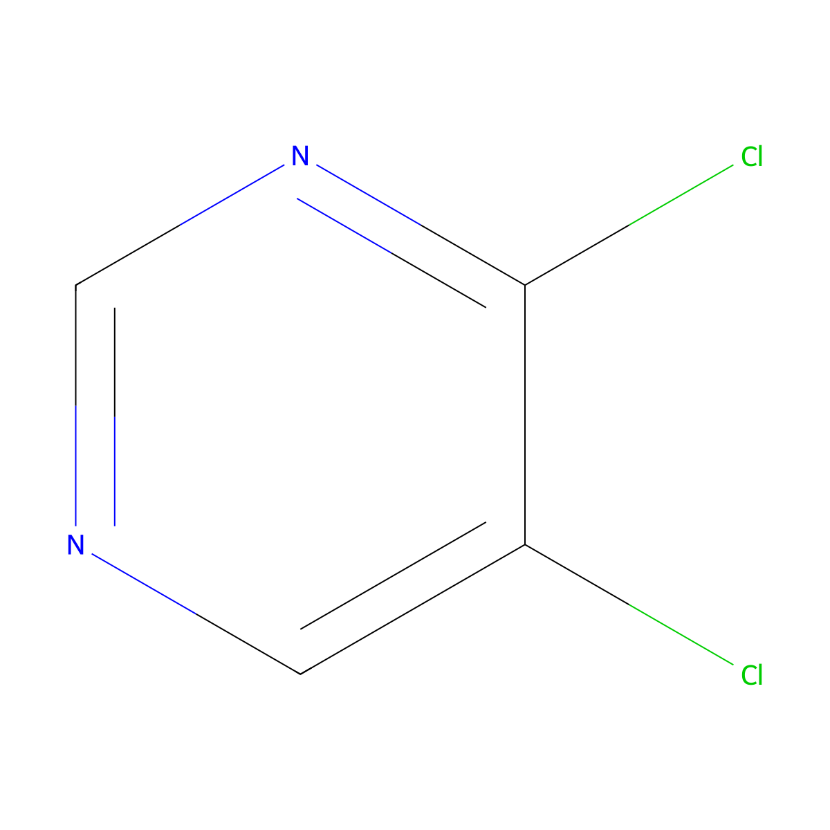 4,5-Dichloropyrimidine molecular structure, CAS 6554-61-6