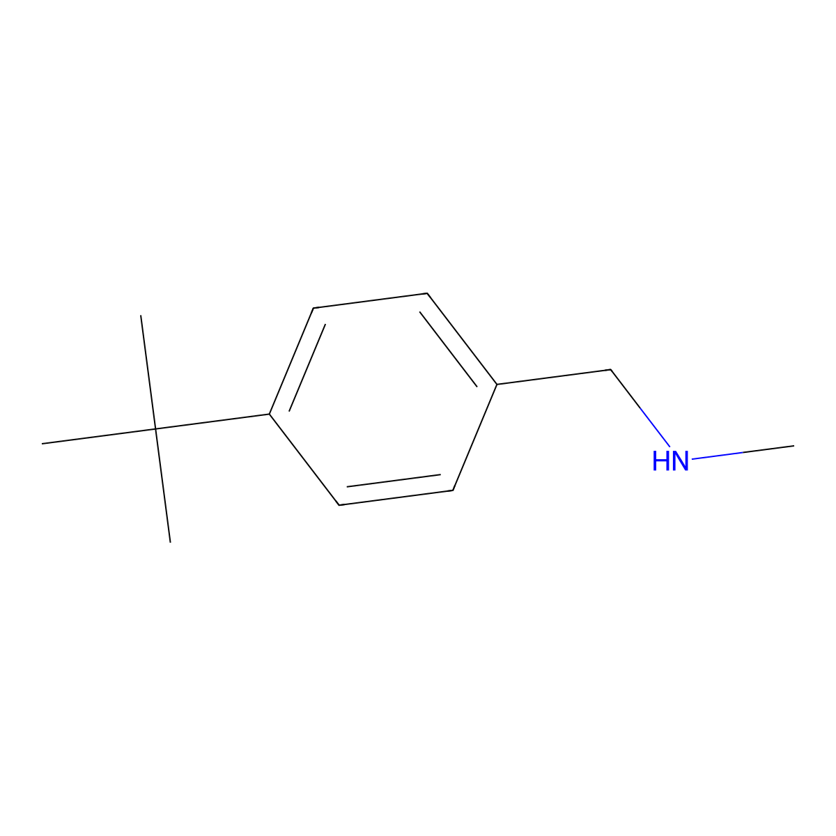 [(4-Tert-butylphenyl)methyl](methyl)amine molecular structure, CAS 65542-26-9